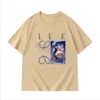 Designers T Shirt Man Womens Loewve Tshirt med Loewees Letters Print Lowe Kort ärmar Skjortor Män Lossa överdimensionerad Loewew Luxury Street Teesxsn1