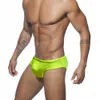 Herren-Badebekleidung Sexy Herren glänzendes Nylon Schnelltrocknende Badehose Gay Low Waist Badeanzüge Mode Pad Push Beach Surfing Höschen 230707