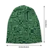 Bérets Circuit Board Skullies Bonnets Casquettes Streetwear Hiver Hommes Femmes Chapeaux Tricotés Adulte Développeur Programmeur Tech Bonnet Chapeau