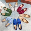 Newst Summerwalk Dress shoes Beech tree lock catch Cashmere loafers Designers tassels buckle Flat heel Leisure comfort Men loafer 35-46 Top Quality women shoe