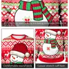 Hommes Pulls Hommes Femmes Ugly Christmas Funny Xmas Sweatshirts 3D Mignon Bonhomme De Neige Renne Imprimé Vacances Pull Tops Couples Pulls