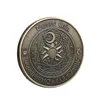 Sztuka i rzemiosło szczęście Feng Shui moneta konstelacja starożytna brązowa pamiątkowa moneta odznaka