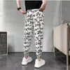 Männer Hosen Frühling Herbst Männer High Street Neun Punkte Harun Casual Korea Mode Baggy Pantalones Hombre 2023 230707