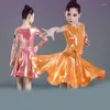 Robe de danse latine professionnelle pour filles Stage Wear Règles de compétition d'entraînement pour enfants Performance Tango