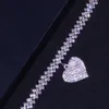 Bracelets de cheville Mode Diamant En Forme De Strass Coeur Pendentif Cheville D'été Plage Bijoux Pied Chaînes pour Femmes Filles Réglable Charme 230607