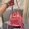 Bucket Bag Vrouwen Designer Nylon Handtas Mini Tote Kleine Luxe Schouder Crossbody Tassen met Zijden Sjaal 3 Kleur Portemonnees