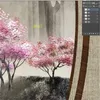 壁紙中国の花と鳥の風景壁画壁紙リビングルームのテレビの背景の壁 3D 壁紙家の装飾布