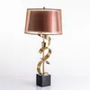 مصابيح طاولة Temar مصباح المعاصر الإبداعي LED LED Luxury Vintage Desk Light Fashion for Home El Bedroom Room Decor