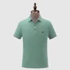 Lacost Été T-shirts Polos À Manches Courtes Imprimer Lettre Top Lâche Polo Hommes T-shirts Causal Designer pour Homme Vêtements Tops Taille Asiatique