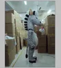 halloween grå zebra Tecknad karaktär Maskot Kostymer Tecknad karaktär Outfit Kostym Xmas Utomhusfest Outfit Vuxenstorlek PR Reklamkläder