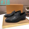 32 Modello Scarpe estive da uomo Casual Luxury Brand Mocassini da uomo in vera pelle Mocassini Designer Scarpe da barca traspiranti italiane nere Eur 38-45