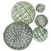 Decorative Flowers 5 Pcs Frame Artifical Flower Arrangements Ball Grass Arranging Rack Woodland Nursery Plastic Faux DIY Supplies