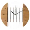 Wandklokken Houten Klok Modern Design Nordic Woonkamer Decoratie Keuken Kunst Horloge Home Decor 12 Inch