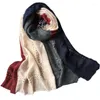Eşarplar damla pamuk patchwork tasarımı Müslüman mürettebat şalları kadınlar için moda payetleri saçak uzun eşarp çaldı harmanlanmış