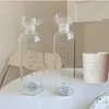 Gegradueerde glazen ketel hoog uiterlijk niveau transparante glazen waterbeker 500ml draagbare hoge borosilicaat eenvoudige klassieke waterbeker groothandel voor persoonlijk gebruik