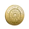 Arti e mestieri Tarocchi Monete dei desideri Costellazione fortunata Medaglia commemorativa Sole Luna Gloria Medaglia commemorativa bicolore Feng Shui