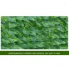 Decorative Flowers Artificial Privacy Fence Screen 19.6x118in Covering Leaf And Vine Wall Decoration For Outdoor