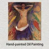 Arte astratta su tela The Hands Edvard Munch Pittura a olio artigianale Modern Decor Studio Apartment
