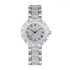 Horloges Top Mannen Vrouwen Quartz Horloge Diamond Horloges Casual Star Shining Wristwatche Reloj De Mujer