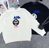 Dames truien chan merk jas ontwerper trui gebreide letter pullover top los t -shirt round nek sweatshirt