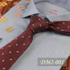 Business 7cm Polyester Cotton Interwoven Men's Hand Ties Jacquard Necktie Accessories Daily Wear Wedding Party Gift Wholesale