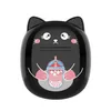 T18a trådlöst Bluetooth-headset söt katt två öron musik öronproppar med laddningsfodral hörlursdräkt för smartphone hörlurar för flickor kvinnor öronsnäckor
