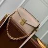 Lyxiga designers väskor monogram präglade kohud läder spegel kvalitet crossbody väska s-lock stängning handväska komposit messenger väskor