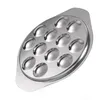 Dinnerware Sets Snail Dish Escargot Metal Plate Dinner Plates Set Korean Utensils Stainless Steel