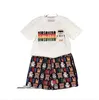 Designers Kläder Småbarn Pojkar Kläder Set Sommar Baby Kortärmad T-shirt Shorts 2 STK Kostym För Barn Kläder Träningsoverall AAA