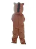 Хэллоуин Хорошая вентиляция коричневая талисмана для талисмана мультипликации костюмы персонаж костюм рождественский наряд на открытом воздухе для взрослой рекламной рекламной одежды