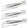 Bowls 6 Pcs Precision Ceramic Reverse Solder Tweezers Non- Anti-Magnetic Pointed And Curved Tips Set