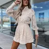 Survêtements pour femmes Élégant Vintage Femmes Blanc Dentelle Shorts Ensembles Printemps Été Manches Longues Simple Poitrine Décontracté 2 Pcs Ensemble Tenues Femme