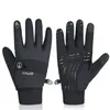 Guantes de ciclismo Fashion Men conducir Mantenga el punto cálido Finger a prueba de viento Invierno Pantalla impermeable Motorbiña completa 2023