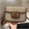 Deluxe PU Pocket 1955 Horse Saddle Bag Designer Bag G Quality Luxury CrossBody Fashion Women's Buckle Horse Snap Hold tote Purse Handbag Vintage Small Square Bag