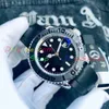 Mens Sports Luxury Watch Motion Designer Saatler Rel Siyah Dial Otomatik Mekanik Seramik Moda Klasik Paslanmaz Çelik Su Geçirmez 100m Aydınlık Safir