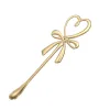 Créatif Bowknot Cuillère Saint Valentin Coeur D'amour Café Remuer En Acier Inoxydable Gâteau Dessert Scoop Bar Cocktail Remuer Scoops Festival Cadeau JY09