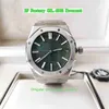 ZF Factory Mens Watch 50th Anniversary 41mm x 10.4mm 15510 Olive Green Dial Power Reserve Sapphire Automatic Watches CAL.4302 Movement Mechanical Men's Wristwatches