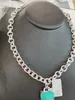 Nouveau collier en or argenté, chaînes à bascule lien lien des bijoux de bijoux pour hommes colliers de pendentif pour les femmes.