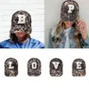 Leopar baskı moda mektupları nakış beyzbol kapakları kadın erkek spor vizörleri Snapback başlık güneş şapkası kadınlar için erkek hediyeler