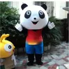 halloween söt panda Maskot Kostymer Tecknad karaktär Outfit Kostym Xmas Utomhusfest Outfit Vuxenstorlek PR Reklam Kläder