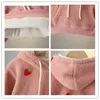 مجموعات ملابس الأطفال بدلة دافئة سترة فتاة الصوف هوديز pullover sweatshirt بانت الشتاء الربيع لطيف الملابس الخريف ملابس الخريف