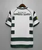 C.RONALDO 01 02 03 04 Lisboa retro camisas de futebol ronaldo Marius Niculae João Pinto 2001 2002 2003 2004 Lisboa RONALDO Clássico Camisas de futebol vintage tops Sporting