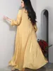 Vêtements ethniques été Eid musulman 2 pièces Abaya Derss ensemble femmes Maroc Robe de soirée soyeux Caftan soirée longue Robe Vestidos Abayas