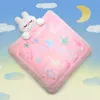 Cute Pet Bed With Stars Pattern, Quilt Shaped Pet Sleep Bed For Small Dogs & Cats, Creative Pet Mat