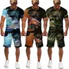 Vestidos moda animal pesca arte 3d impressão camisetas/shorts/ternos homens mulheres acampamento caça roupas haruku casal conjunto de camisetas esportivas