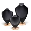 Jewelry Pouches Selling Fashion 1pc Model Bust Show Exhibitor Display Necklace Pendants Mannequin Stand Organizer