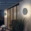Wandleuchten, LED-Außenleuchte, einfach, außen, wasserdicht, kreativ, modern, für Balkon, Innenhof