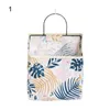 Sacos de armazenamento Multifuncional Prático Conveniente Elegante Folha de Cacto Estampado na Parede Saco Impermeável para Livro Bolsa Porta-Papéis