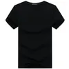 Erkek Takımları No.2 A1483 Basit Yaratıcı Tasarım Çizgisi Düz Renk Pamuk Tişörtleri Varış Stil Kısa Kollu Erkekler T-Shirt