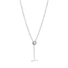 Winter Nieuwe 100% 925 sterling zilveren pandora Klassieke Kabel Ketting Fonkelende Sneeuwvlok Collier Maan Sterren Hart Ketting